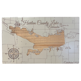 Schmedium Harlan County Lake Map (15" x 25.25")