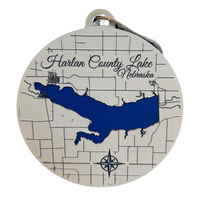 Harlan County Lake Ornament