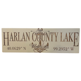 Harlan County Lake Sign (7.25" x 22.5")