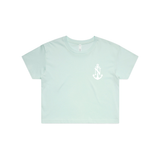 Anchor Crop Top Seafoam