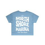 Anchor Crop Top Carolina Blue