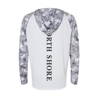 North Shore Anchor UV White/Grey Camo Hood