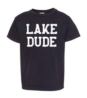 Youth Black Lake Dude T-Shirt